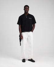 Signature Short Sleeve Polo Shirt - Black