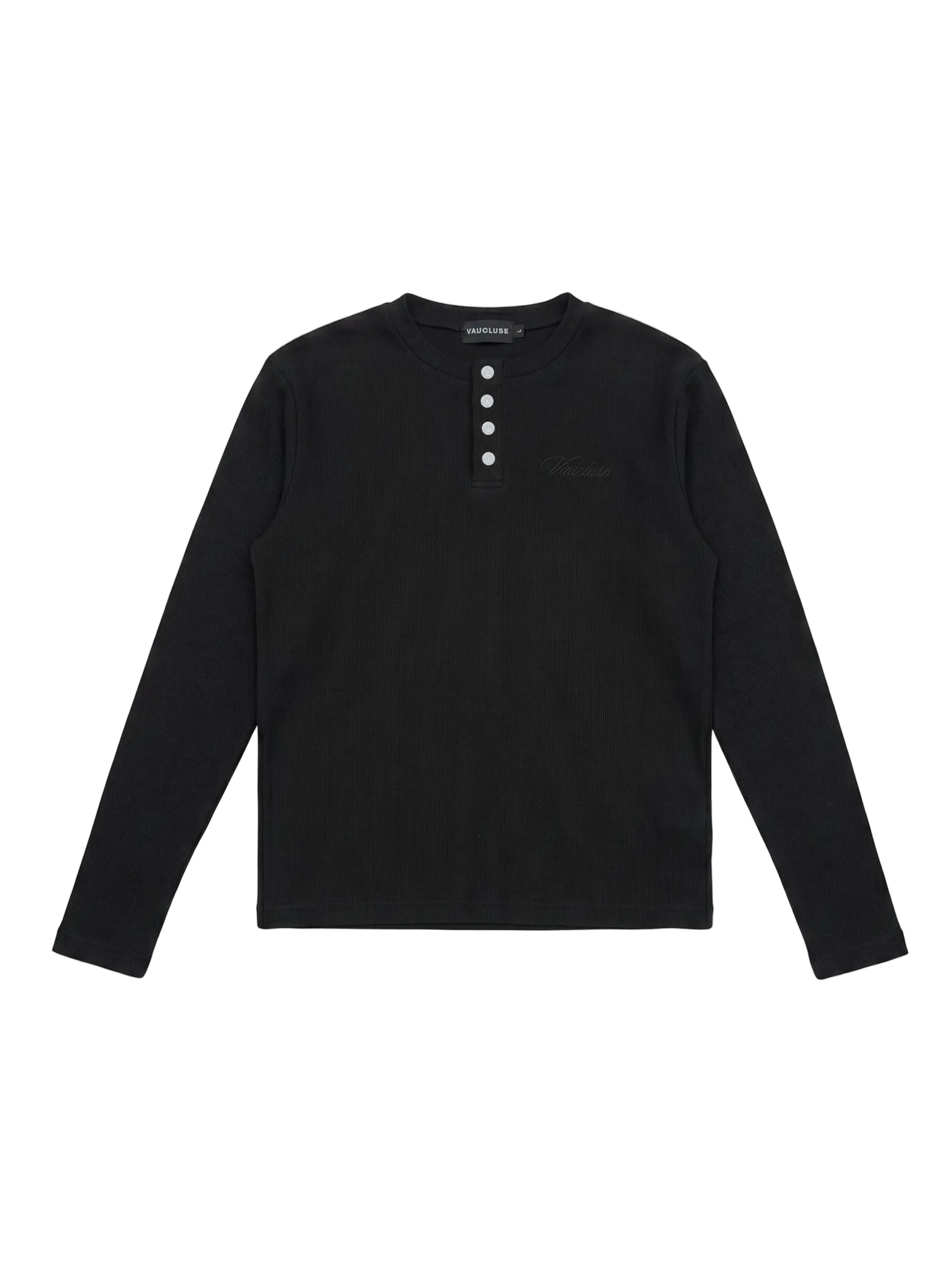 Henley Shirt - Black