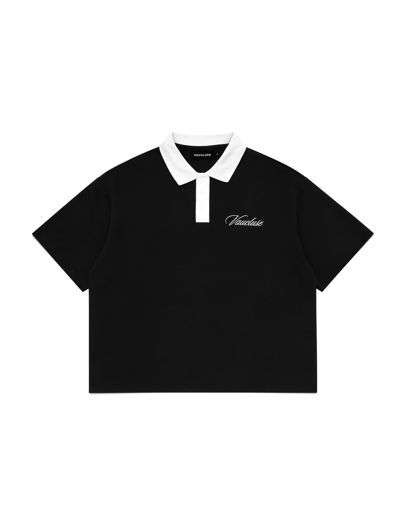Signature Short Sleeve Polo Shirt - Black/White