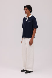 Signature Short Sleeve Polo Shirt - Navy