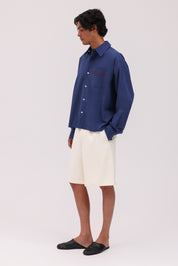 Signature Long Sleeve Shirt - Navy