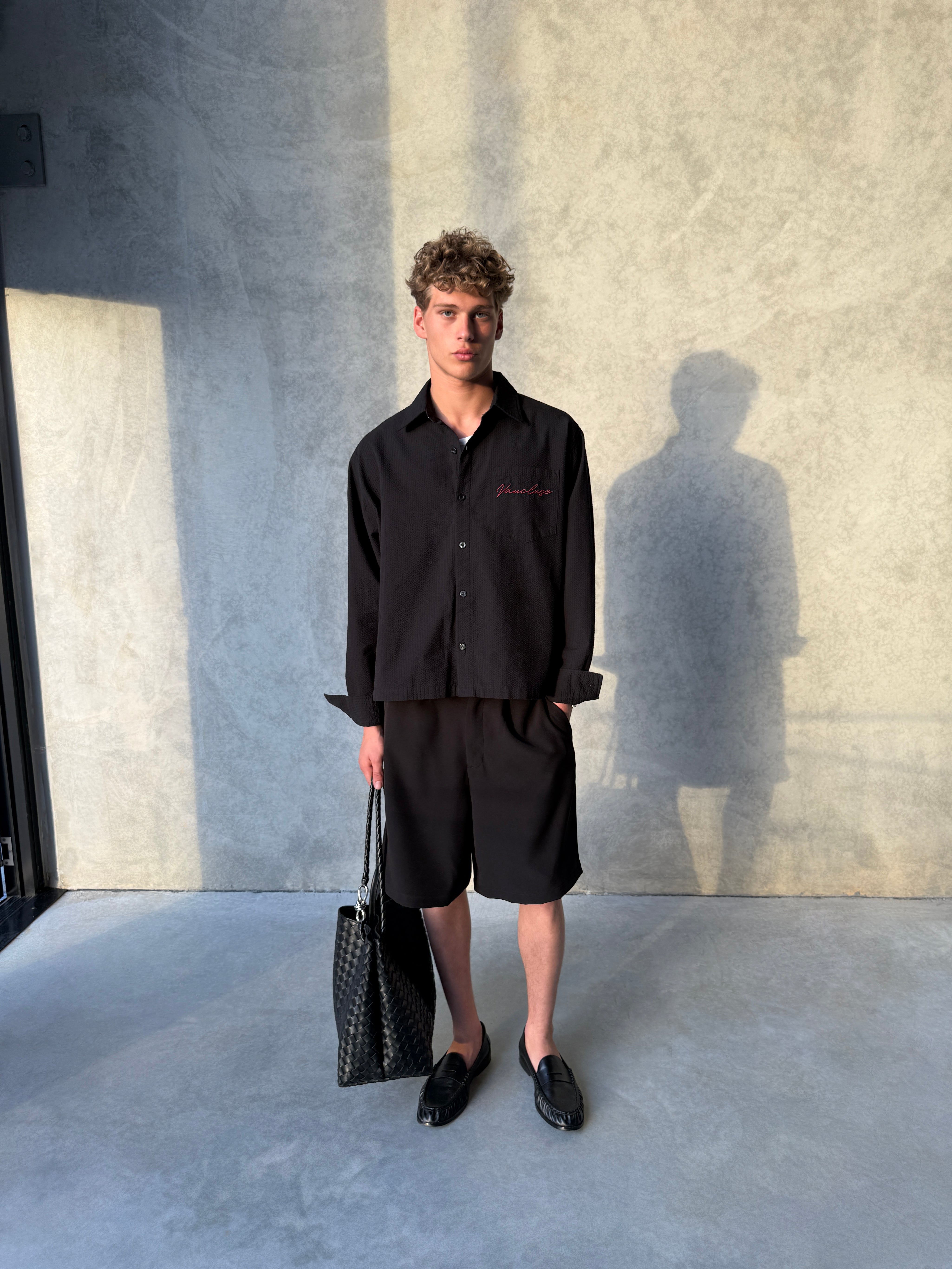 Pleated Shorts - Black