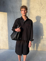 Pleated Shorts - Black