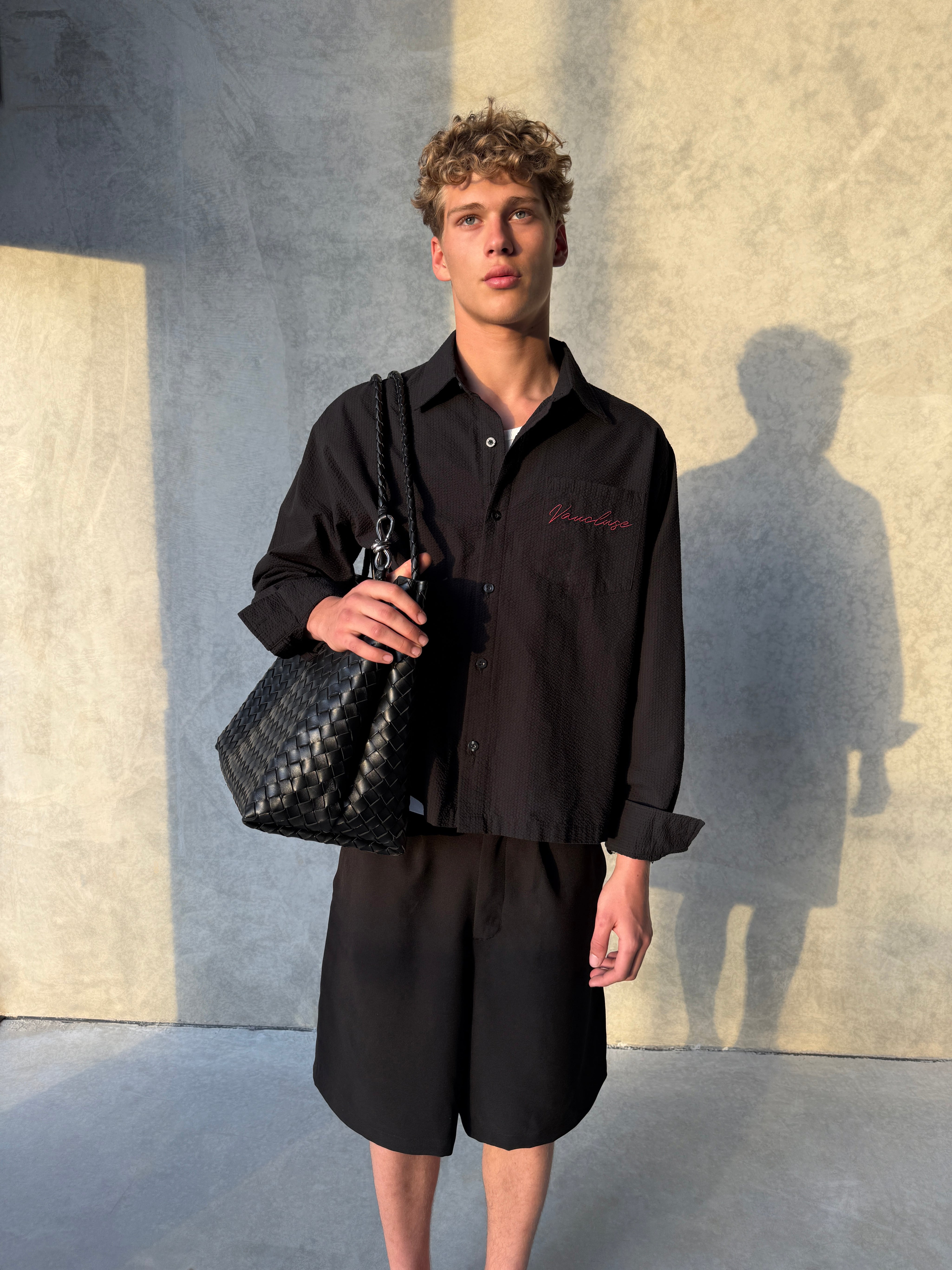 Pleated Shorts - Black