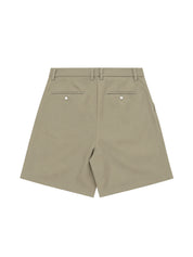 Pleated Shorts - Taupe