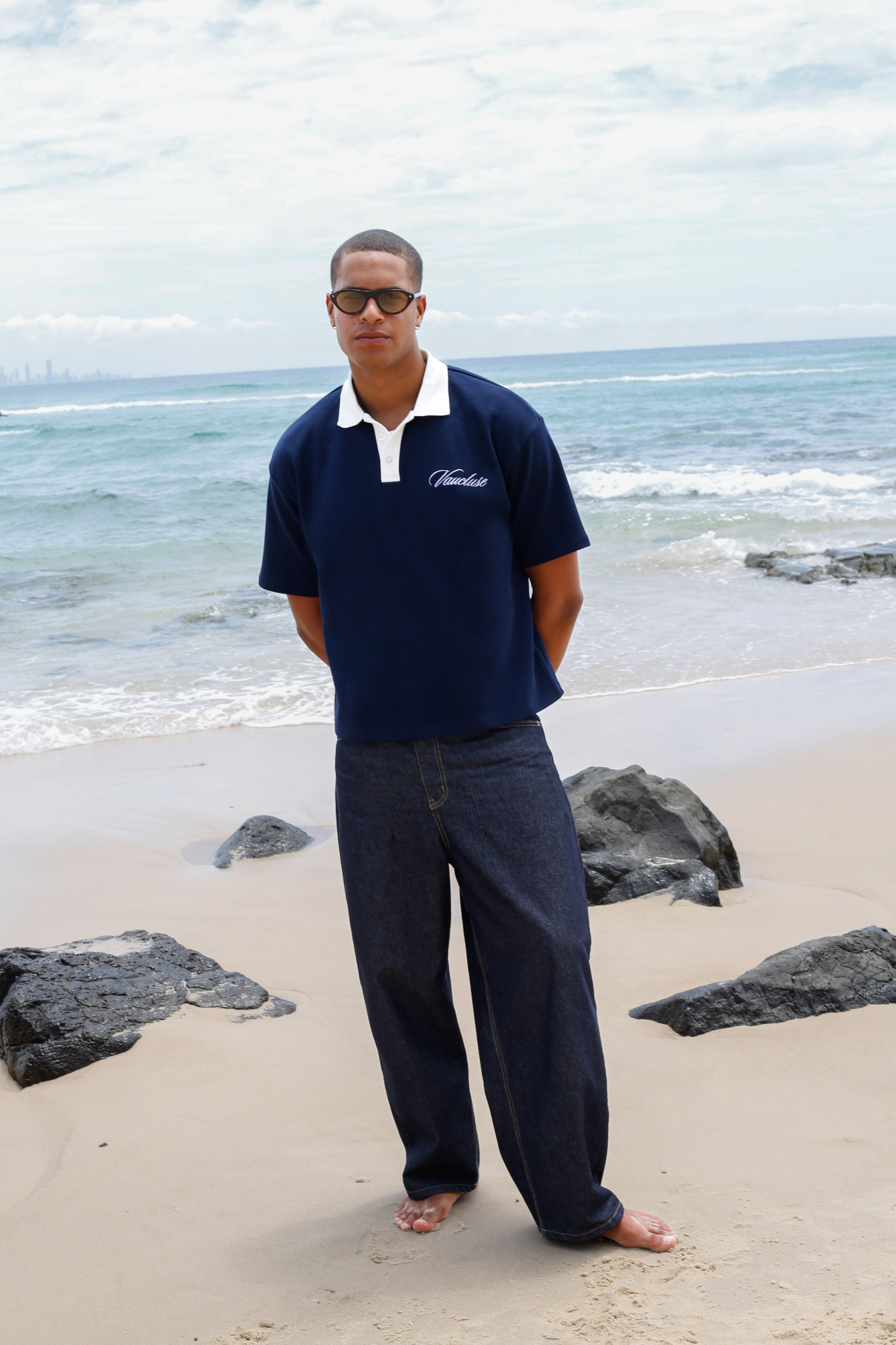 Signature Short Sleeve Polo Shirt - Navy