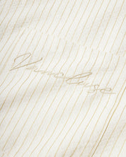 Striped Signature Long Sleeve Shirt - Cream/Brown