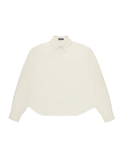 Striped Signature Long Sleeve Shirt - Cream/Brown