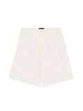 Pleated Shorts - Cream