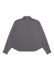Checkered Signature Long Sleeve Shirt - Charcoal/White