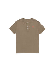 Short Sleeve Henley Shirt - Olive