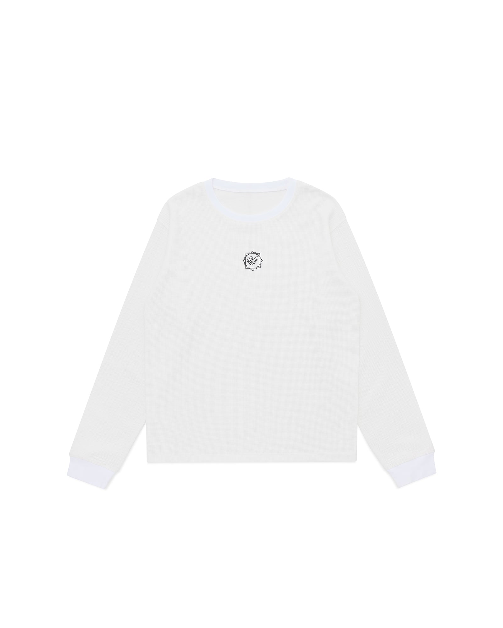 Heritage Long Sleeve Waffle - White