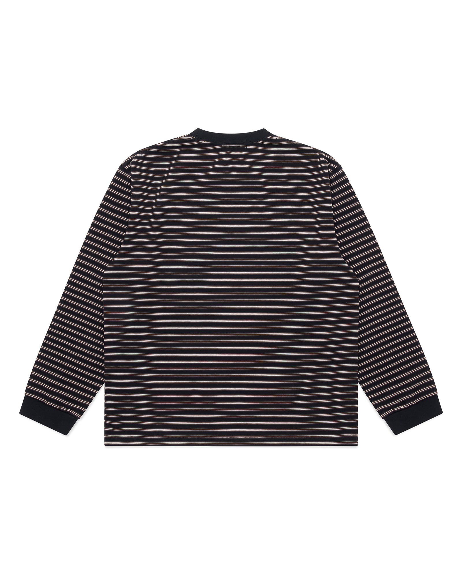 Striped Long Sleeve T-Shirt - Black/White
