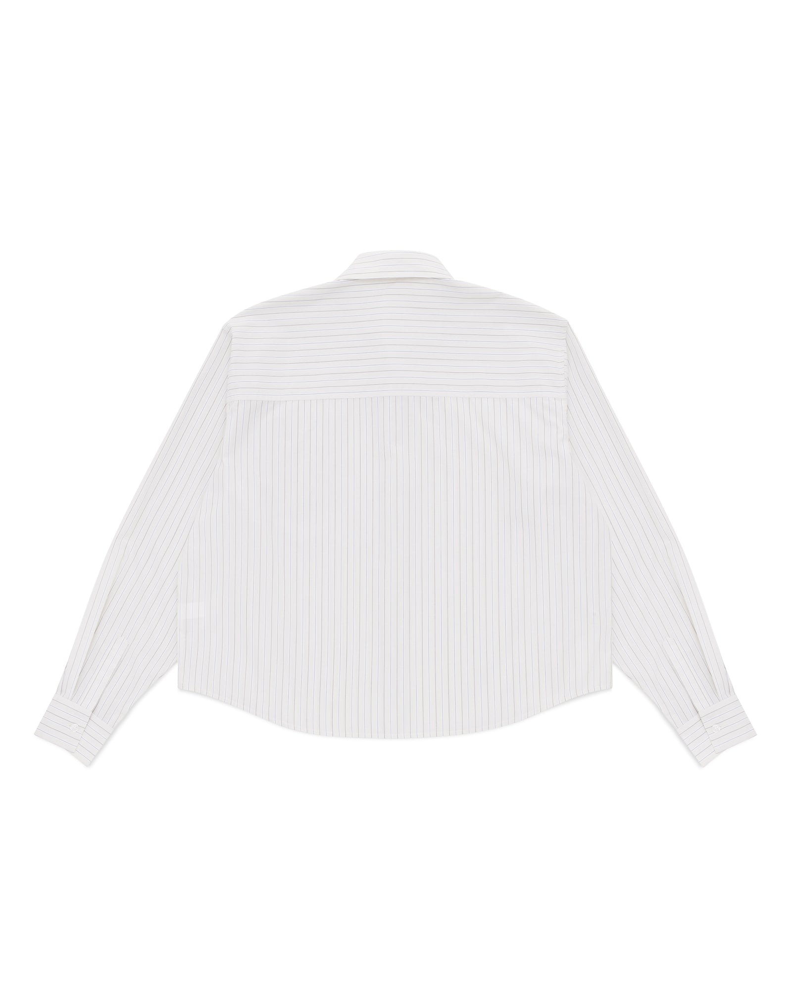 Striped Signature Long Sleeve Shirt - Beige/Black