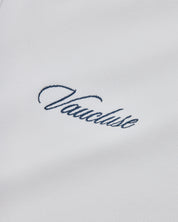 Signature Long Sleeve Polo Shirt - White/Navy
