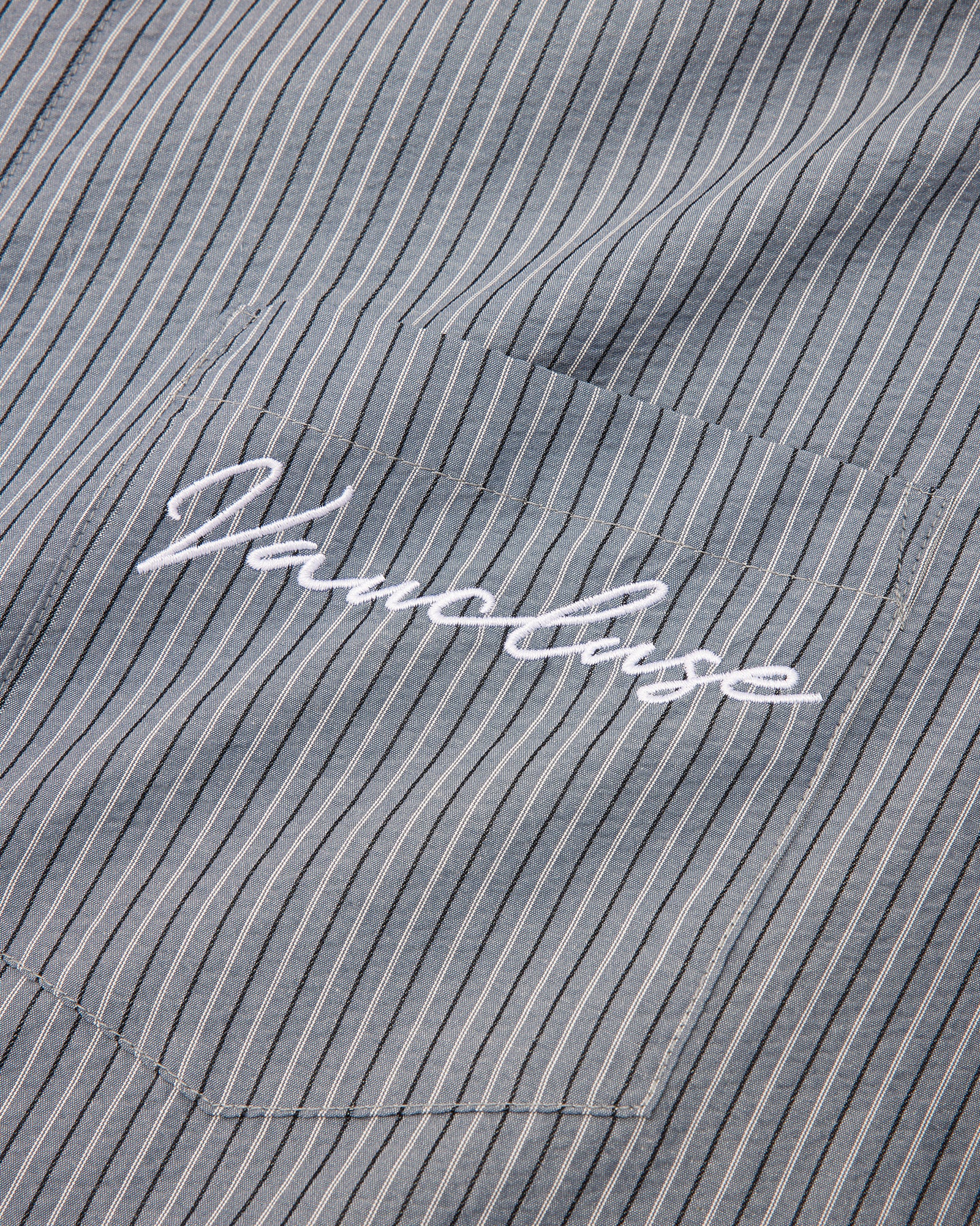 Striped Signature Long Sleeve Shirt - Slate