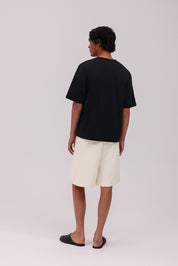 Pleated Shorts - Cream