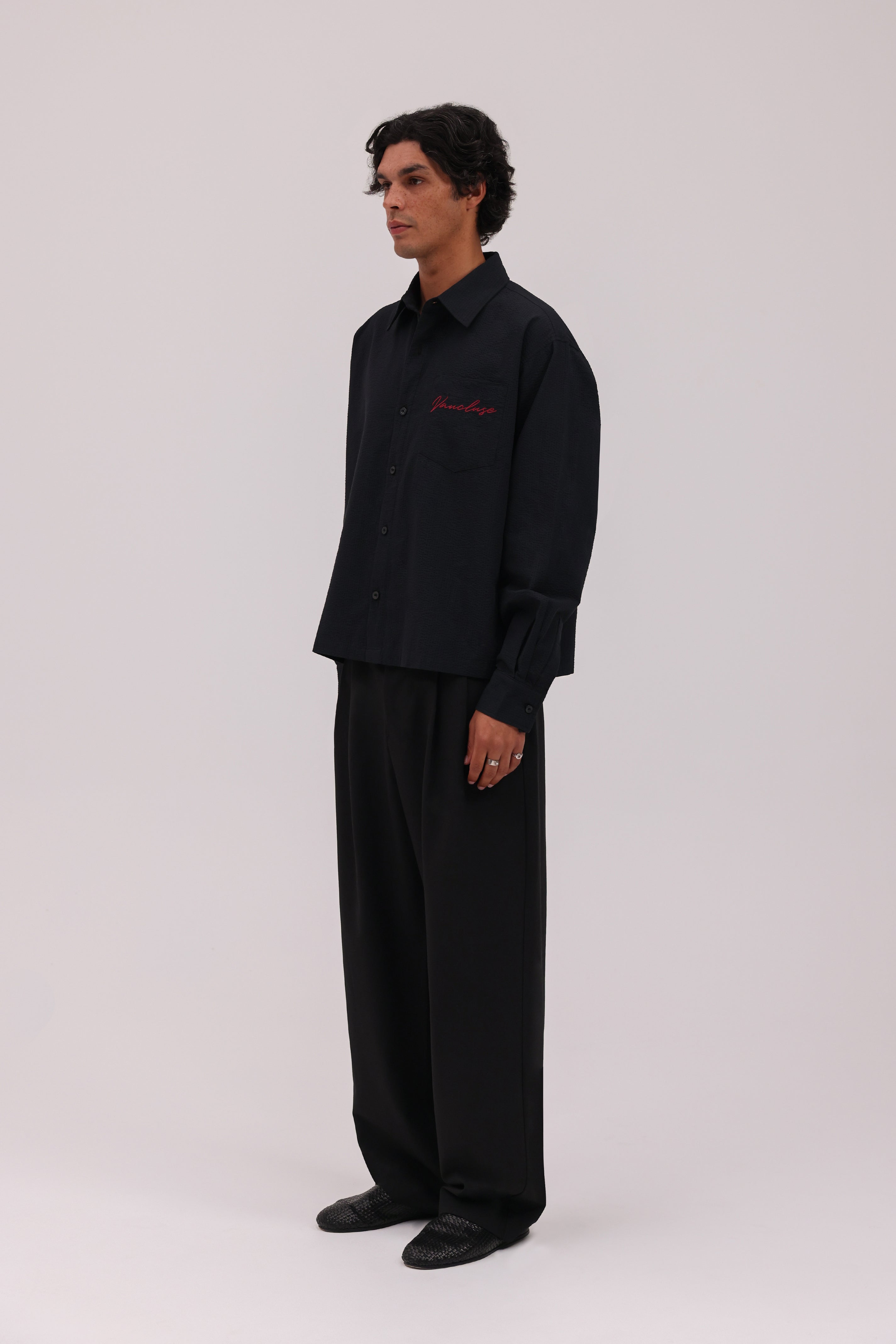 Signature Long Sleeve Shirt - Black