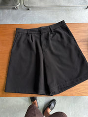 Pleated Shorts - Black